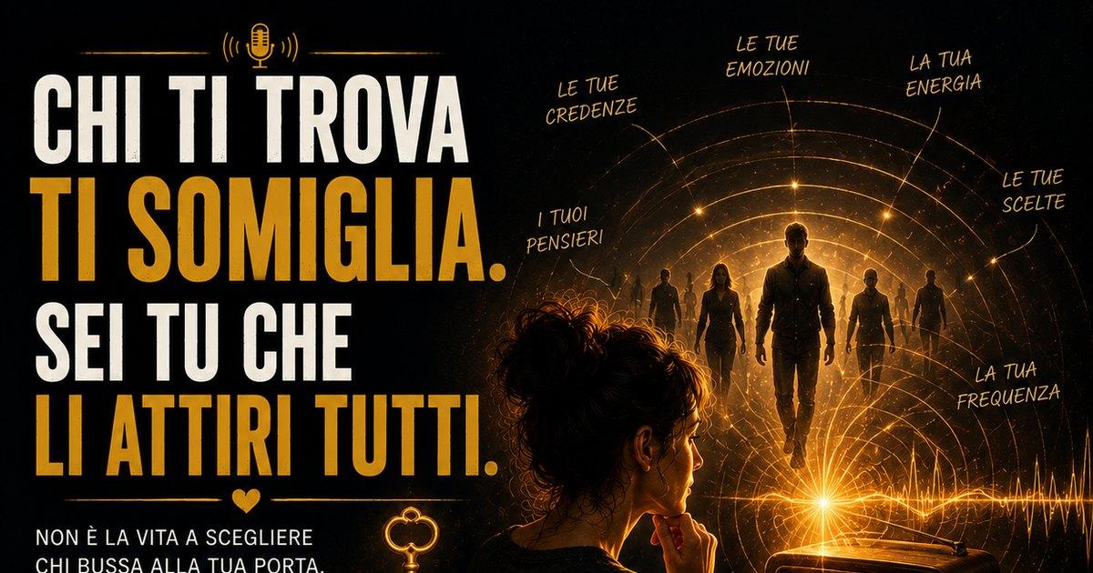 CHI TI TROVA, TI SOMIGLIA: SEI TU CHE LI ATTIRI TUTTI – Riconosci la Tua Frequenza Emotiva