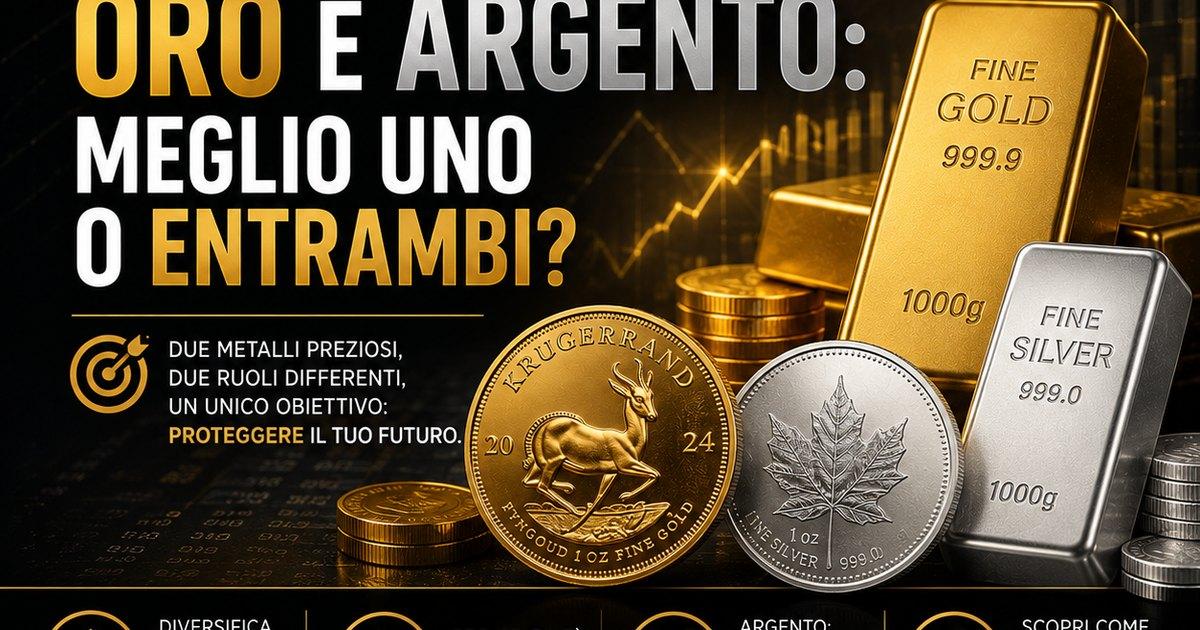 Oro e Argento: Un Confronto Approfondito per la Tua Protezione Patrimoniale
