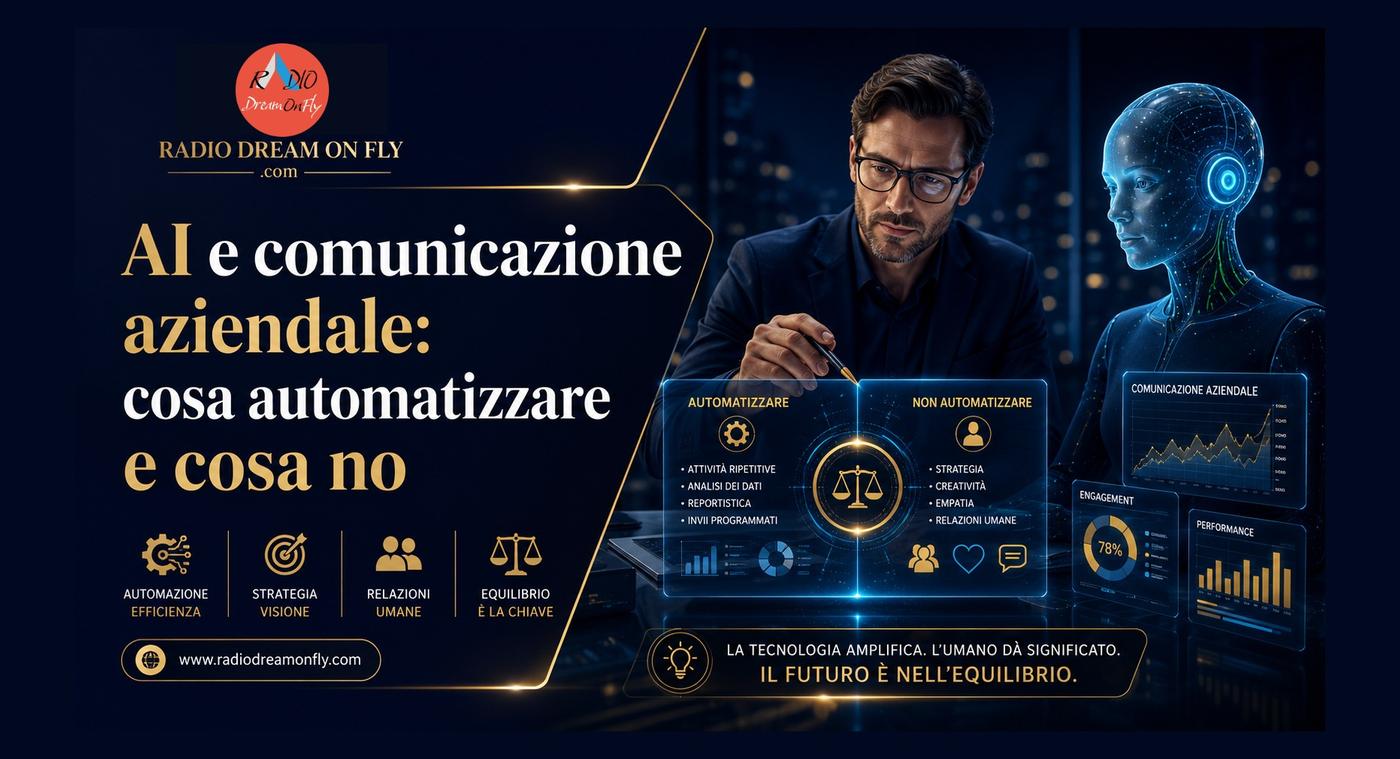 AI e comunicazione aziendale: cosa automatizzare e cosa no